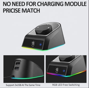 Station de charge de souris HUB USB sans fil GPW/GPW2/GPW3 Chargeur de souris sans fil portable pour <span class=keywords><strong>Logi</strong></span> Tech 234 G502 X G703 G903 - Product Image 2
