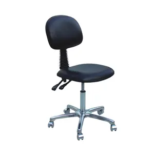 ESD sit stand chair anti static PU foam chair cleanroom laboratory chair pp plastic with wheels