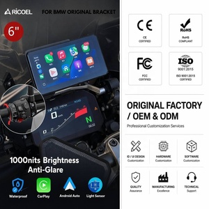 Motorrad CarPlay Wonder Wheel Control 6 Zoll 1000 Nits IP68 Kabelloses Android Auto Diebstahlschutz für <span class=keywords><strong>BMW</strong></span> R1200GS <span class=keywords><strong>R1250GS</strong></span> R1300GS - Product Image 2