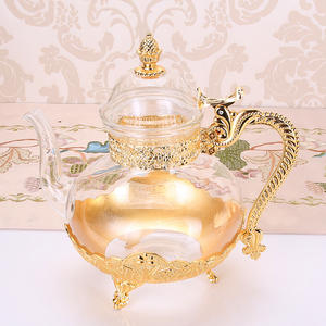 The Teapot Manual Little Teapot Cordless <b>Hip</b> Flask Glass Metal Pot of Coffee Pot of Cold <b>Water</b> <b>Bottle</b> Wine Kettle Arts and Craft - Product Image 4