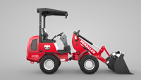 LGCM H180 Mini chargeuse sur pneus hydrostatique avec capacité de levage 800kg Moteur Kubota Moteur Perkins avec EU Stage V & EPA Tier 4