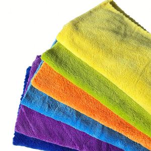 500GSM Compressed Knitted Edgeless Square <b>Microfiber</b> Fabrics Car Drying <b>Towel</b> 70/30 Blend Premium Auto Detailing Scratch-Free - Product Image 1