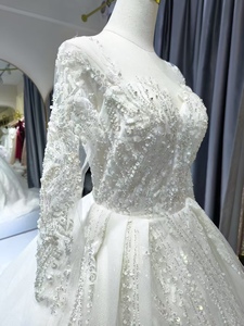 S0244N 2025 haute qualité bohème dentelle royale nouvelle vente chaude diamant <span class=keywords><strong>bijoux</strong></span> <span class=keywords><strong>robe</strong></span> <span class=keywords><strong>de</strong></span> <span class=keywords><strong>mariée</strong></span> blanche - Product Image 3