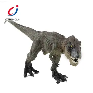 Promosyon plastik vahşi hayvan simülasyon dinozor modeli oyuncak rex tyrannosaurus