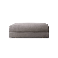 Ensemble de canapés au design classique, meubles de luxe en cuir, canapé avec accoudoirs biseautés, confortable et moelleux, meubles de salon pour appartement