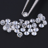 Starsgem Melee elmas gevşek taşlar 2.0MM - 3.0MM yuvarlak parlak kesim DEF VS HPHT Lab yetiştirilen elmas için takı saat