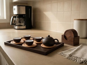 Posavasos de Madera de Primera Calidad para Protección de Mesas de Comedor y Decoración Moderna del Hogar, Disponibles para la Venta - Product Image 4