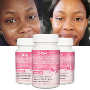 OEM/ODM etkili lipozomal glutatyon diyet takviyesi 60 kapsül 20000MG detoks ve hücre onarım sağlık ürünü - Product Image 4