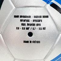 Balón de Fútbol de PVC Termosellado, Tamaño 5, Duradero, para Promoción y Publicidad con Logotipo, Suministro Directo de Fábrica CJ Sports