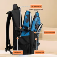 Étanche nouveau sésame bébé sac à dos pour ordinateur portable Polyester à la mode Double sac à bandoulière pour l'école affaires voyage décontracté en plein air