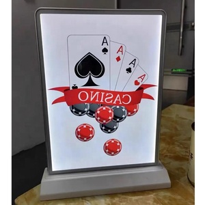 Giá cả phải chăng Giá máy tính để bàn lightbox hiển thị A4 USB quảng cáo Slim khung LED minh họa từ hộp ánh sáng - Product Image 2