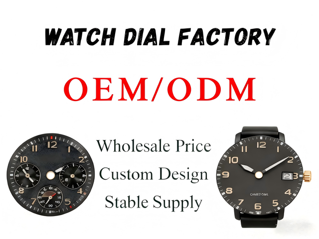 OEM High Quality 28.5MM Logo Sticker Custom Watch Dial Manufacturer Dial Printing Markers Watch Dial Blanks
