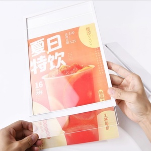 กล่องไฟ LED A4 ใส สำหรับตั้งโต๊ะ ป้ายโฆษณา ป้ายเมนู สำหรับร้านอาหาร บาร์ ร้านค้า - Product Image 4