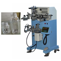 Impresora de Pantalla Cilíndrica Multifuncional Semiautomática de 1 Color para Impresión de Botellas, Tubos y Latas