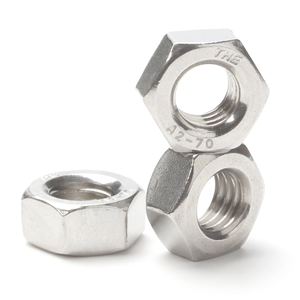 Tuercas Hexagonales de Acero Inoxidable DIN 934 316 304, Tuercas para Tornillos de Máquina Hexagonales - Product Image 1