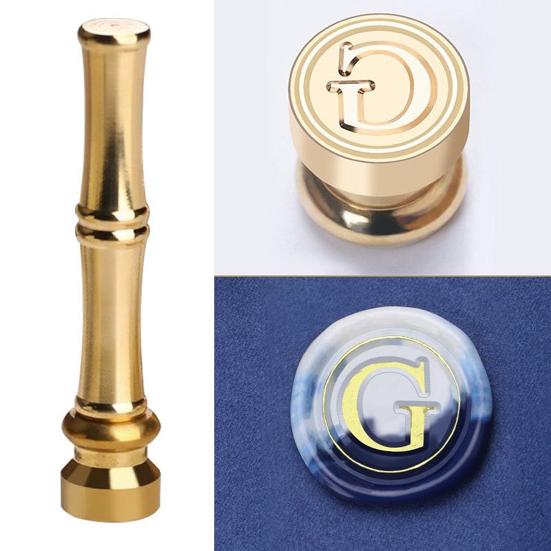 Single letter G (mini copper head bamboo joint handle)