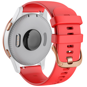 Correa de Reloj Deportiva de Silicona Eraysun de 18 mm, 20 mm, 22 mm para <span class=keywords><strong>Garmin</strong></span> Vivoactive 3s//<span class=keywords><strong>Vivomove</strong></span> Forerunner245/Vivoactive <span class=keywords><strong>4</strong></span> - Product Image 3