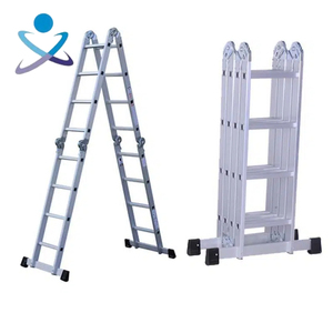 Échelle pliante multifonctionnelle en aluminium Grande et petite charnière Escalier pliant en aluminium Échelle d'escalade Échelle télescopique - Product Image 3