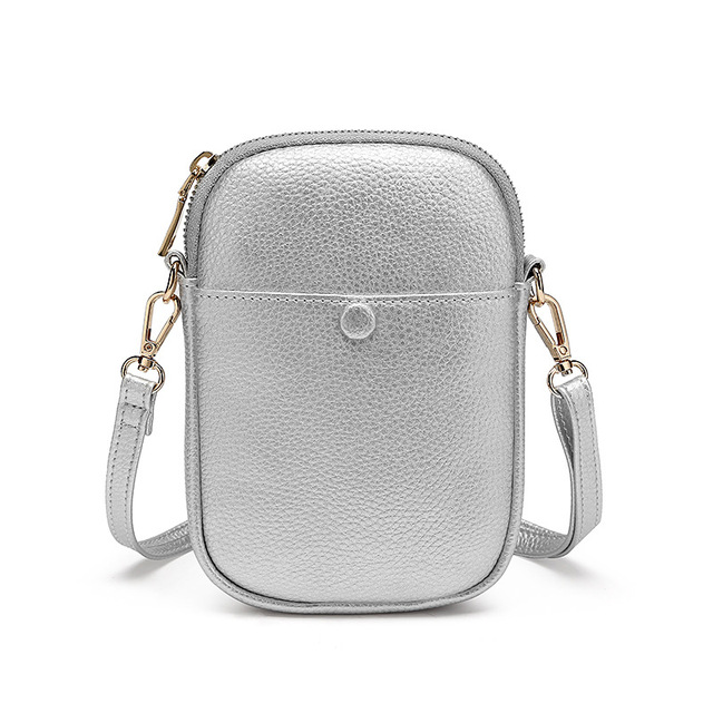 REWIN Wholesale Waterproof Cellphone Pouch Lychee Pattern PU Leather Mobile Phone Bag Crossbody Phone Case Purse