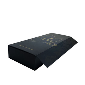 Boîte cosmétique rigide haut de gamme avec impression UV, doublure en éponge, forme rectangulaire, emballage en papier métallisé sous vide - Product Image 1