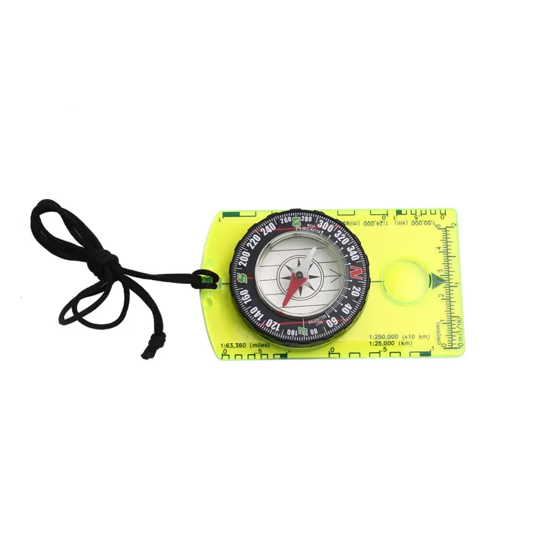 China Manufacturer Outdoor Compass Scale Mapping Compass Outdoor Camping Map Scale Precision Compass