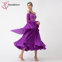 B-23111 personnalisé nouvelle robe de danse de salon standard international robes de danse de salon en soie perlée de haute qualité à vendre