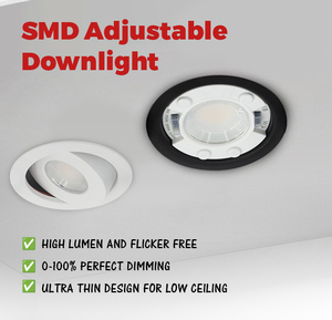 Trimless lửa đánh giá CCT thay đổi dẫn xuống ánh sáng <span class=keywords><strong>GU10</strong></span> Dimmable SMD spotlight có thể điều chỉnh <span class=keywords><strong>4W</strong></span> 6W đèn trần đèn <span class=keywords><strong>LED</strong></span> downlights - Product Image 2