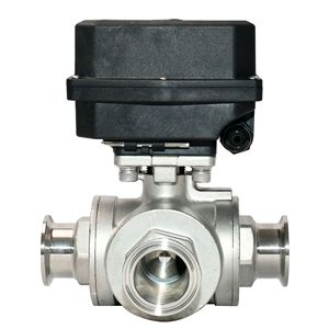 Stainless Steel Three Way Electric Valve DN32 40 50 Sewage Treatment Drain Valve IP68 Automatic Drainage - Product Image 5