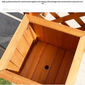 Arco de Madera para Jardín, Resistente a la Corrosión, Soporte para Plantas Trepadoras, para Rosas, Vid y Uvas - Product Image 5