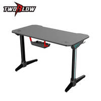 Bureau de jeu pour ordinateur portable en forme de Z pour les joueurs
