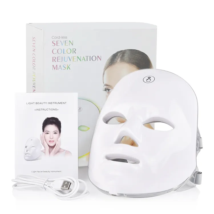 Portable USB light therapy beauty skin anti-wrinkle beauty face 7 colors led face mask