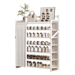 Organisateur de rangement, étagère à chaussures pour entrée, salon, chambre à coucher, étagères à chaussures uniques, design moderne, étagère à chaussures avec siège - Product Image 6