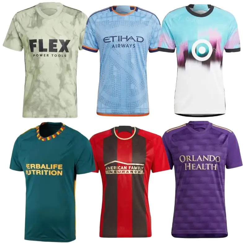 Maglia da calcio Atlanta United New York City Orlando City soccer uniform LA Galaxy Los Angeles Minnesota United shirt