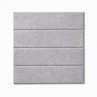 Panneaux muraux insonorisants décoratifs carrés en feutre pour la décoration intérieure DIY, autocollants insonorisants adhésifs