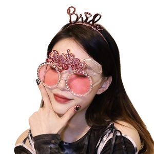 Owd005-2 Lunettes de soleil fantaisie modernes pour douche nuptiale, décorations de fête pour marié, mariée, enterrement de vie de jeune fille, fournitures et cadeaux de <span class=keywords><strong>mariage</strong></span> de nuit - Product Image 5