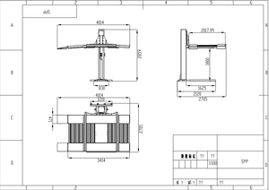 <span class=keywords><strong>Ulic</strong></span> elevador de coche de una sola columna en el suelo elevador de coche de un solo poste - Product Image 6