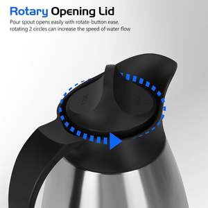 Bouilloire à café de haute qualité Double paroi en acier inoxydable flacon carafe à café flacon à vide bouteille d'eau <span class=keywords><strong>théière</strong></span> isolée - Product Image 4