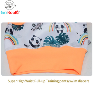 EezKoala-pañal lavable reutilizable para bebé, pantalones de entrenamiento con estampado impermeable para pequeños nadadores, no <span class=keywords><strong>pañales</strong></span> de tela desechables - Product Image 3