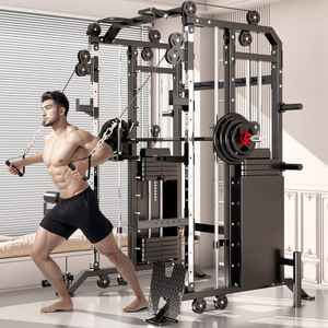 Máquina Smith, Gimnasio en Casa Todo en Uno, Máquina de Cable Multifunción, <span class=keywords><strong>Combo</strong></span> de Sentadillas y Press, Gimnasio en Casa Integrado - Product Image 6
