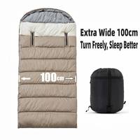Sac de couchage d'été en nylon ultra-léger - Style rectangulaire pouvant être zippé ensemble, petit format pour le camping et les voyages
