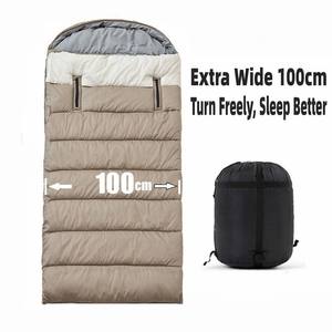 Sac <span class=keywords><strong>de</strong></span> couchage enveloppant 0 degré, léger et compact, pour adultes, idéal par temps froid, 3 saisons, en polyester et coton - Product Image 6