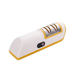 Affûteur de couteaux électrique professionnel personnalisé avec logo, moteur puissant et guides de précision pour couteaux de cuisine – Vente en gros - Product Image 4