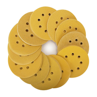 Oxyde d'aluminium OEM 225mm 150Mm 5 pouces crochet et boucle disque de ponçage abrasif papier abrasif rond