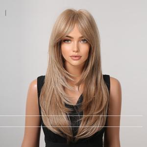 <span class=keywords><strong>วิก</strong></span>ผมยุโรปอเมริกันทรงผมยาวตรงแบบฝรั่งเศส มี 8 สีให้เลือก <span class=keywords><strong>วิก</strong></span>ผมใยสังเคราะห์สำหรับผู้หญิง ขายดี - Product Image 5