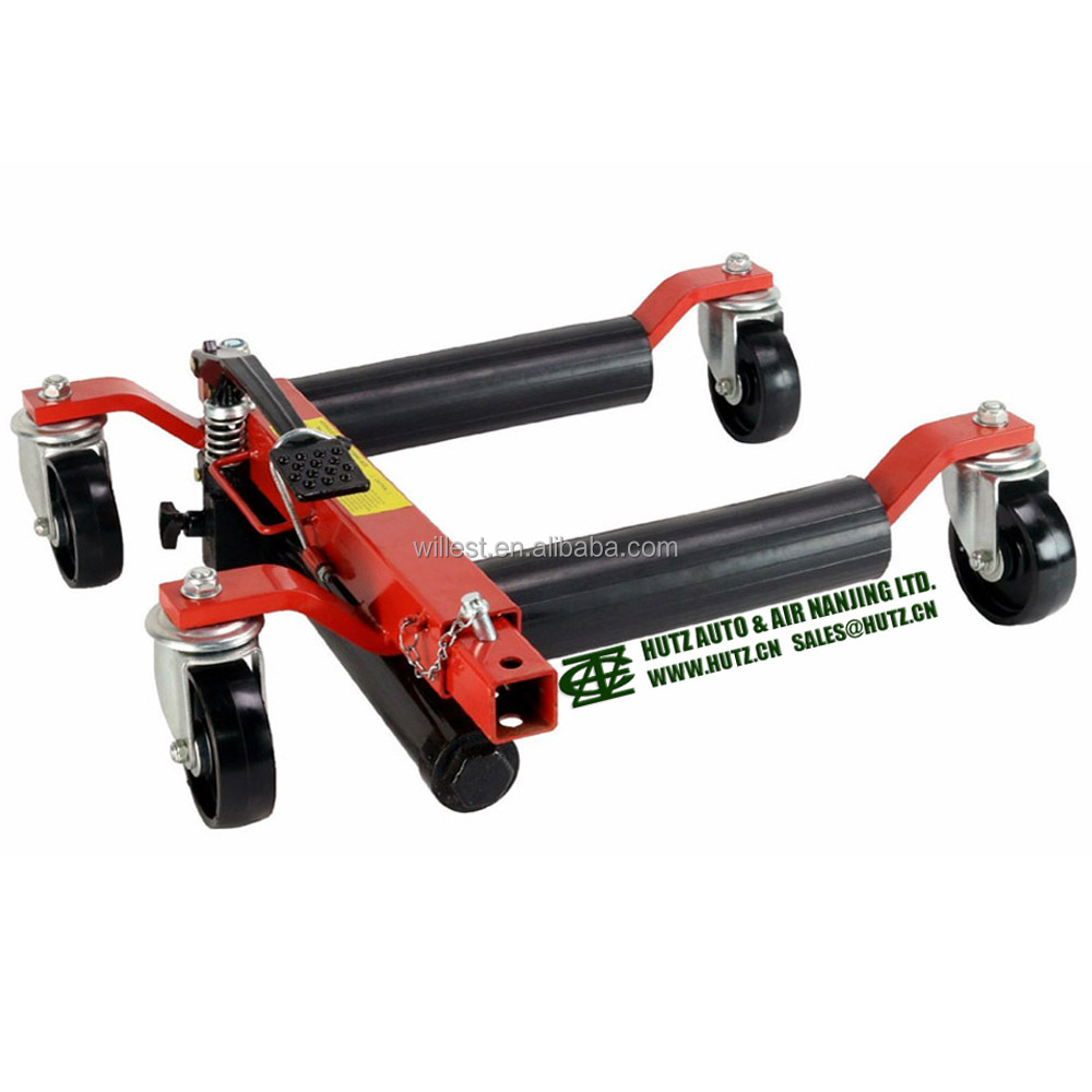 HUTZ 12-inch Sleeve Hydraulic Car Wheel Dolly 1500-lbs Go Jack GJ07P12H02A