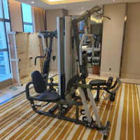 Máquina Smith Multiestación TOPTONS para Gimnasio Comercial, Equipo de Fitness para Entrenamiento en Casa o Gimnasio con 5 Estaciones