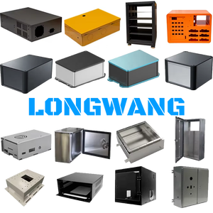 Pabrik kustom pelat aluminium logam Laser pemotong lentur Las anodisasi layanan fabrikasi Kabinet dan kotak penutup - Product Image 1