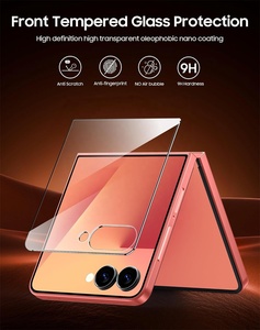 Protector de Pantalla Frontal Compatible con Fundas, Cristal Templado 9H para <span class=keywords><strong>Samsung</strong></span> <span class=keywords><strong>Galaxy</strong></span> <span class=keywords><strong>Z</strong></span> <span class=keywords><strong>Flip</strong></span> 7 FE 6 5, Película Protectora Transparente HD, Precio de Fábrica - Product Image 5