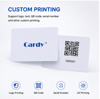 Carte RFID Fudan F08 13,56 MHz ISO14443A 1K, puce vierge en PVC, étanche, écologique, carte intelligente pour contrôle d'accès, clé d'hôtel, serrure de porte