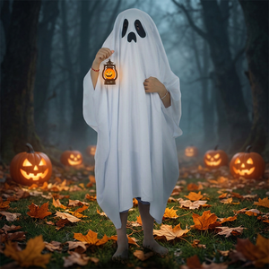 Yingyi Halloween <b>Anime</b> Ghost Hooded Skirt Funny Cosplay <b>Costume</b> Adult Unisex Polyester - Product Image 5